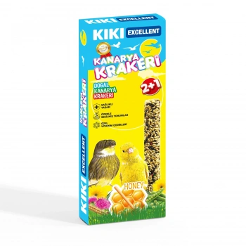 Kiki Excellent Ballı Kanarya Krakeri 2+1ad