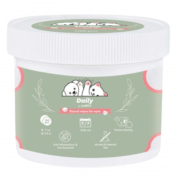 M-Pets Daily Kedi ve Köpekler İçin Göz Çevresi Temizleme Pedi (100lü)