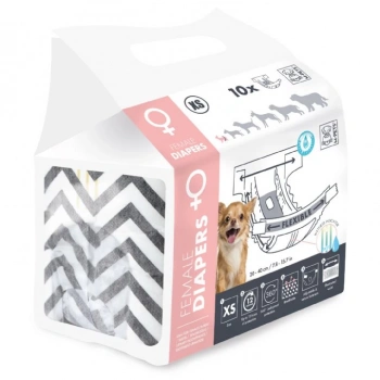 M-Pets Female Diapers Xsmall 10lu