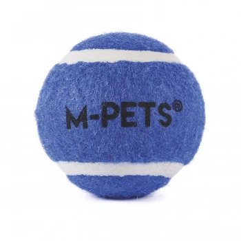 M-Pets Hop Tennis Topu Mavi 5cm 3lü Set