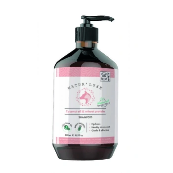 M-PETS NATURLUXE DOG SHAMPOO COCONUT OİL & WHEAT PROTEİN 500ML