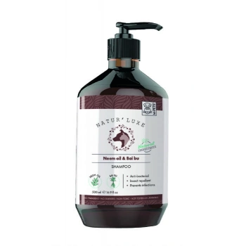 M-PETS NATURLUXE DOG SHAMPOO NEEM OİL & BAİ BU 500ML