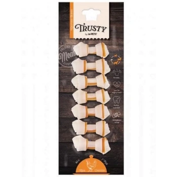 M-PETS TRUSTY CHICKEN DÜĞÜMLÜ KEMİK 7Lİ 84GR/6,4CM