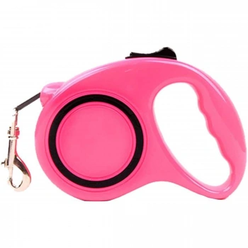 Makaralı Otomatik Köpek Tasması 5 Metre Renkli