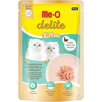 Me-o Delite Tavuklu ve Keçi Sütlü Yavru Kedi Yaş Mama 70 Gr