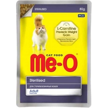 Me-O Kısırlaştırılmış Yetişkin Kedi Pouch 80gr
