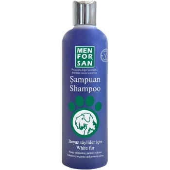 Menforsan Beyaz Tüylü Köpekler için Şampuan 300 Ml