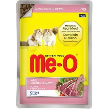 Meo Pouch Sos İçinde Kuzu Etli Yavru Kedi Konservesi 80gr
