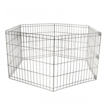 Metal Kedi Köpek Çiti 60x60 cm