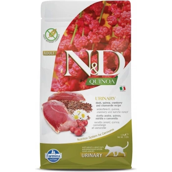 N&D Kinoa Urinary Ördekli Kedi Maması 1,5 Kg