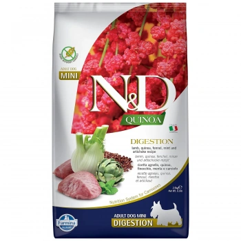 N&D Quinoa Digestion Kuzulu Mini Yetişkin Köpek Maması 2.5 Kg