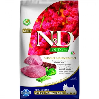 N&D Quinoa Tahılsız Weight Management Yetişkin Mini Köpek Maması 2,5 Kg
