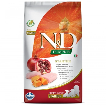 N&D Starter Tahılsız Tavuk Etli Balkabaklı ve Narlı 2.5 kg Tüm Irklar için Yavru Köpek Maması