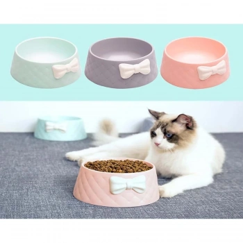 Papyonlu Plastik Mama ve Su Kabı