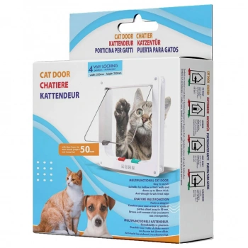Pet Door 4 Kademeli Kedi Kapısı