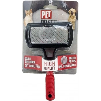 Pet Pretty Kedi Ve Köpekler İçin Çift Taraflı Fırça Özel Uç Kaplamalı
