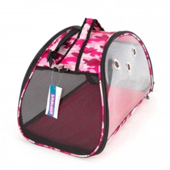 Pet Pretty Şeffaf Çanta Pembe Kamuflaj