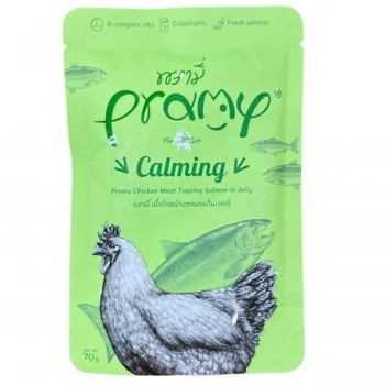 Pramy Calming Somon Tavuk Yetişkin Kedi Maması 70g
