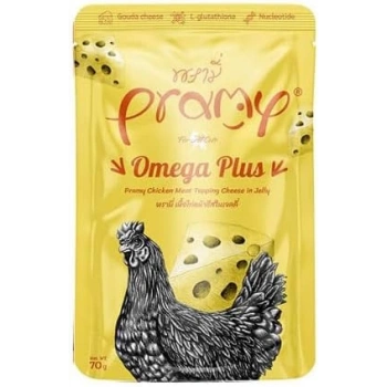 Pramy Omega Plus Tavuk Peynirli Kedi Maması 70g