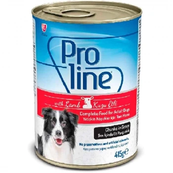 Pro Line Kuzu Etli Yetişkin Köpek Konservesi 415gr