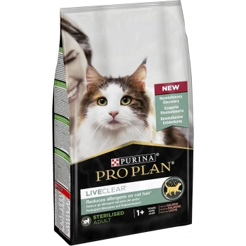 Pro Plan LiveClear Somonlu Alerjen Azaltan Kısırlaştırılmış Kedi Maması 1,4kg