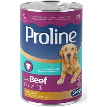 Proline Püre İçinde Et Parçacıklı Dana Etli Yetişkin Köpek Maması 395 g