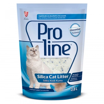 Proline Silica Parfümsüz Kristal Kedi Kumu 3,8 Lt