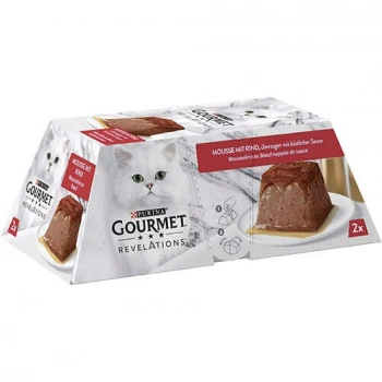 Purina Gourmet Revelations Sığır Etli Kedi Yaş Maması 2x57gr
