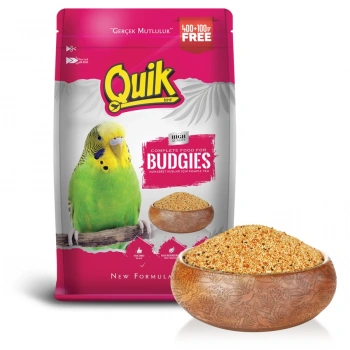 Quik Muhabbet Kuşu Yemi 400 + 100gr HEDİYELİ!