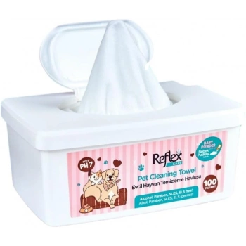 Reflex Care Evcil Hayvan Temizleme Havlusu (100lü)