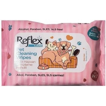Reflex Kedi ve Köpekler İçin Çok Amaçlı Hijyenik Temizleme Mendili (10lu)