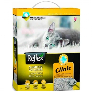 Reflex Klinik Özel Tanecik Formüllü Süper Hızlı Topaklanan Kedi Kumu 10lt