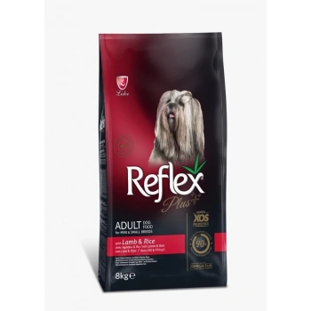 Reflex Kuzu ve Pirinçli Küçük Irk Yetişkin Köpek Maması 8 Kg