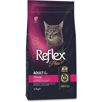 Reflex Plus Choosy Seçici Kediler için Somonlu Yetişkin Kedi Maması 1,5kg