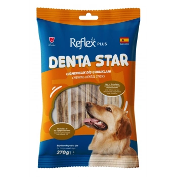 Reflex Plus Dentastar Chewing Büyük Irk Yetişkin Köpek Çiğnemelik Diş Çubukları 270gr