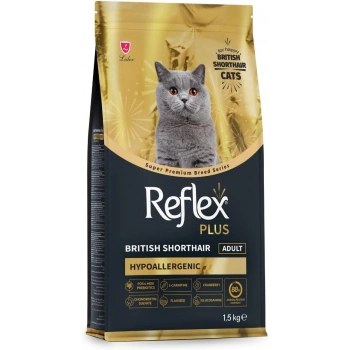 Reflex Plus HypoAllergenic British Shorthair Yetişkin Kedi Maması 1,5kg