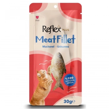 Reflex Plus Meat Fillet Uskumru Balıklı Fileto Kedi Ödül Maması