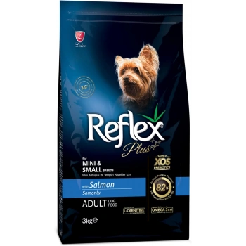 Reflex Plus Mini ve Küçük Irk Somonlu Yetişkin Köpek Maması 3kg