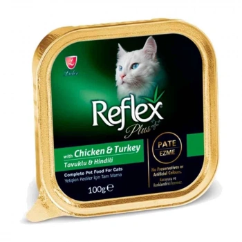 Reflex Plus Pate Tavuk Ve Hindili Yetişkin Kedi Konservesi 100 Gr