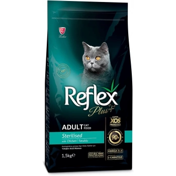 Reflex Plus+ Tavuk Etli Kısırlaştırılmış Kedi Maması Açık 1 kg