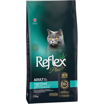 Reflex Plus Tavuklu Kısırlaştırılmış Kedi Maması 15kg