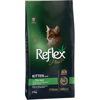Reflex Plus+ Tavuklu Yavru Kedi Maması Açık 1 Kg
