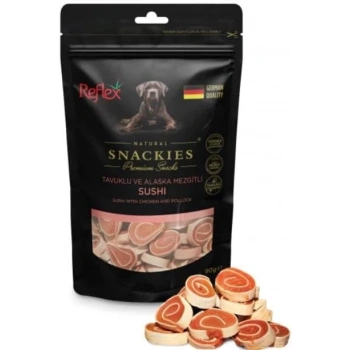 Reflex Premium Snackıes Tavuk&Alaska Mezgit Sushi 90g