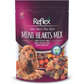Reflex Semi-Moist Köpek Ödülü Mini Kalp Mix 150 gr