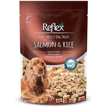 Reflex Semi-Moist Köpek Ödülü Somon&Pirinç Kalpli Mix