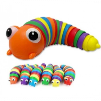 Renkli Tırtıl Kedi Oyuncağı