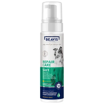Repair Care Hypoallergenic 5 in 1 Köpekler için Aloe Vera Özlü Kuru Yıkama Köpük Şampuan