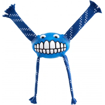 Rogz Flossy Grinz Oral Care Dog Toy Medium Blue