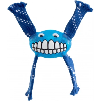 Rogz Flossy Grinz Oral Care Dog Toy Small Blue