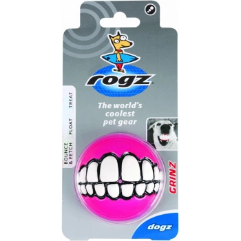 Rogz Grinz Ball Interactive Dog Toy Medium 64mm